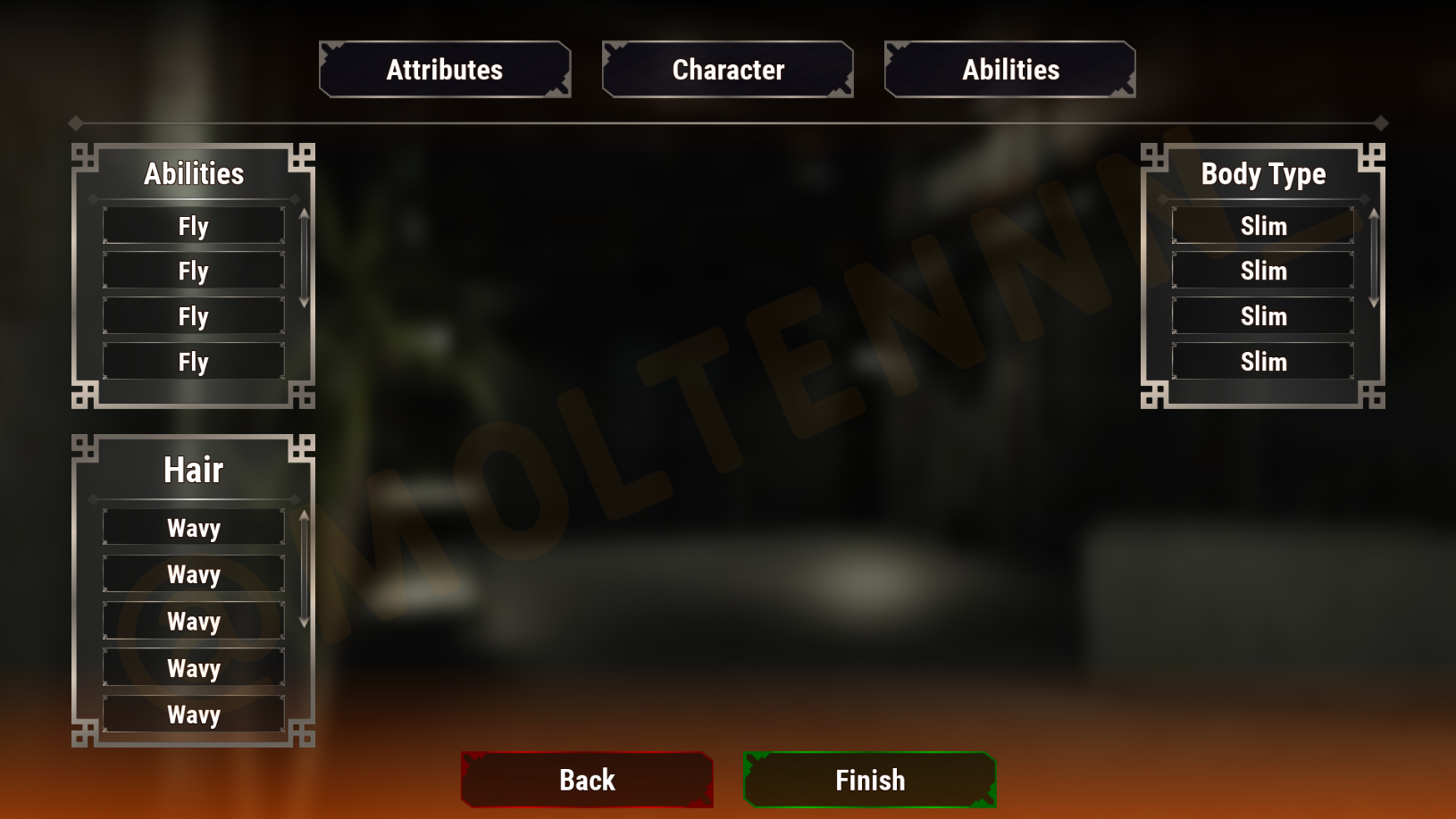 Fantasy RPG - Character Creator